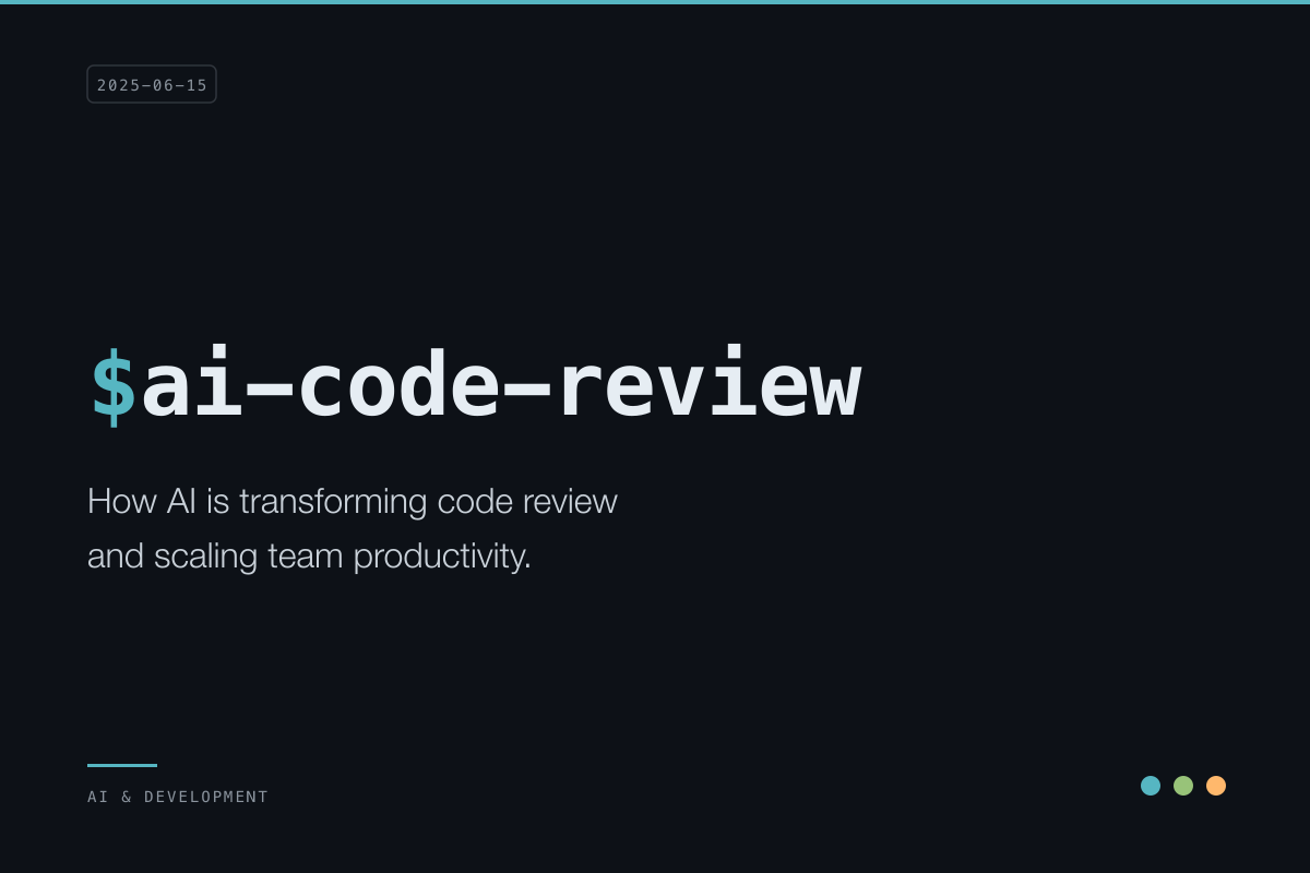 AI-Powered Code Review: Enhancing Software Quality at Scale