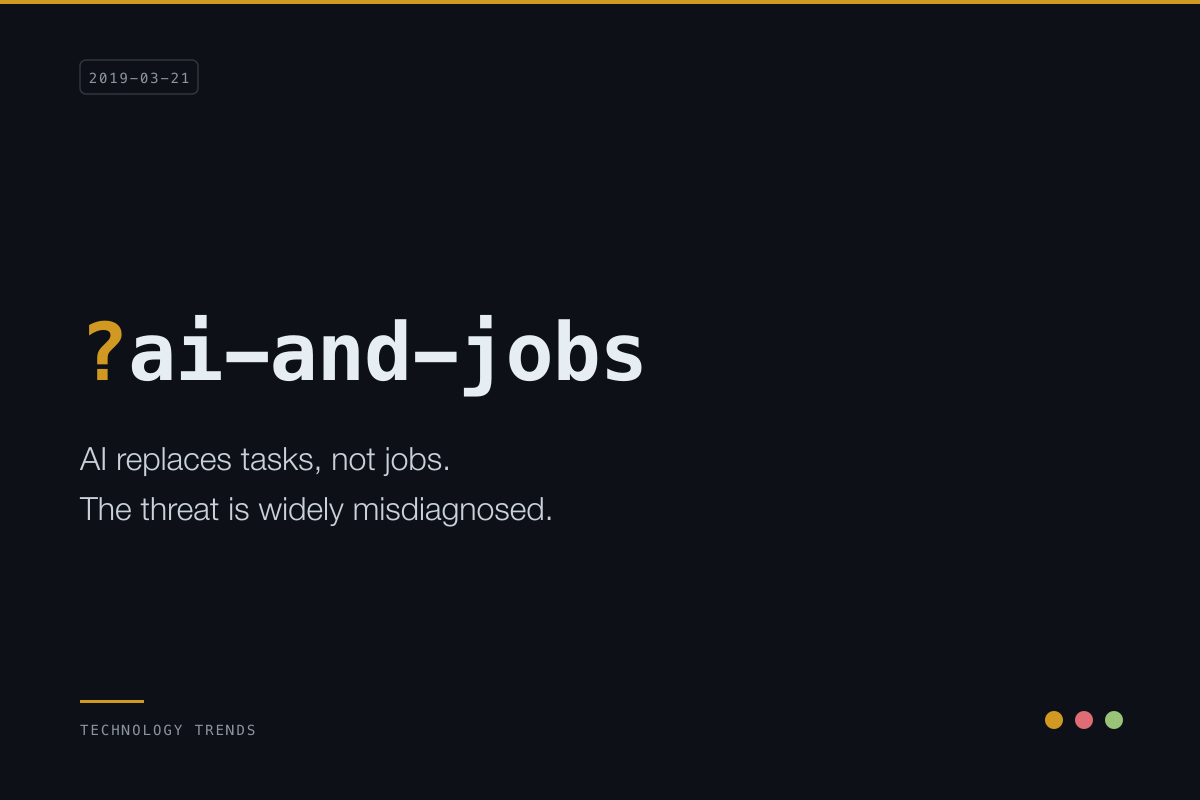 Is AI a Major Threat to the Majority of Human Jobs?